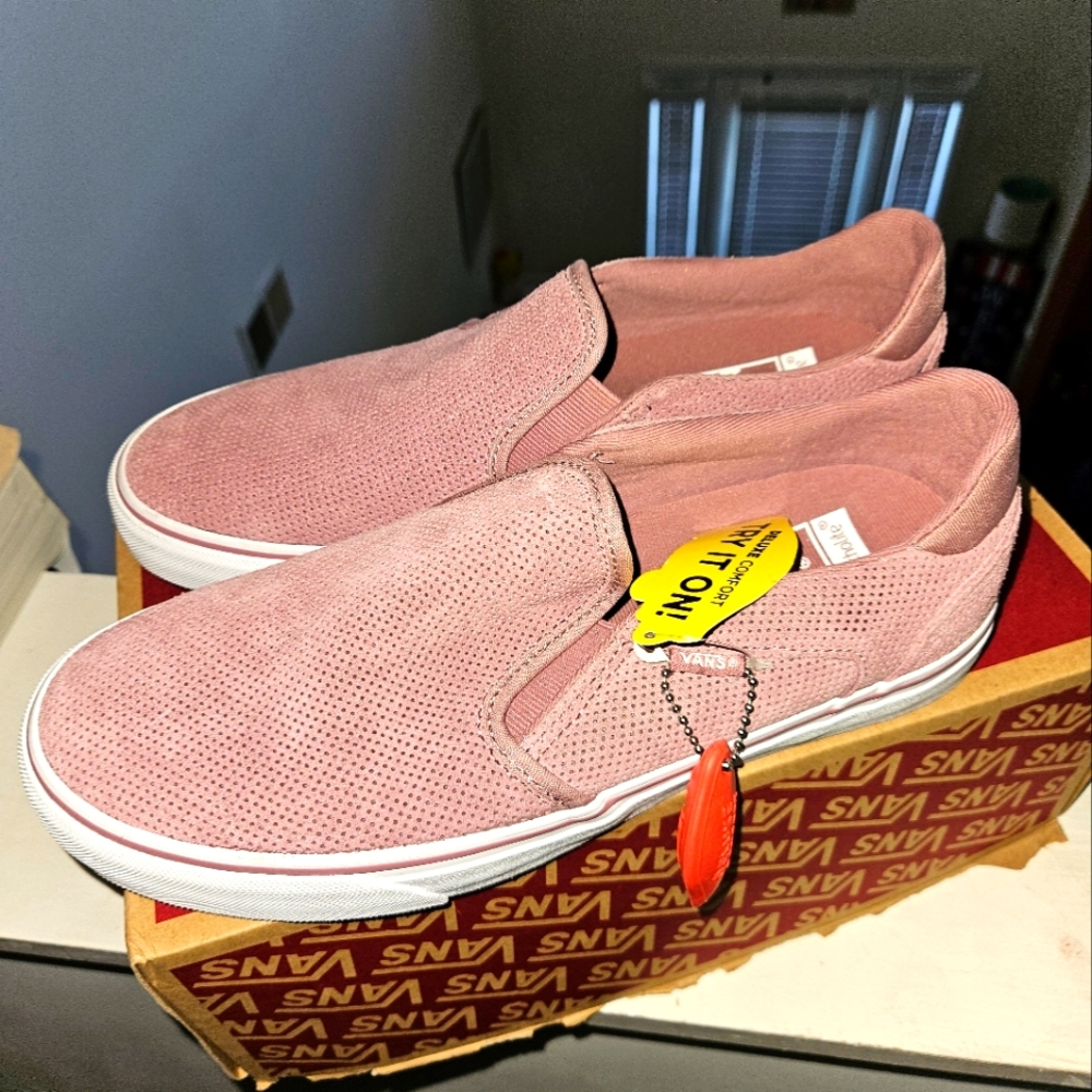 Vans Asher Deluxe Perf Suede Nostalgia Rse Size 11 W